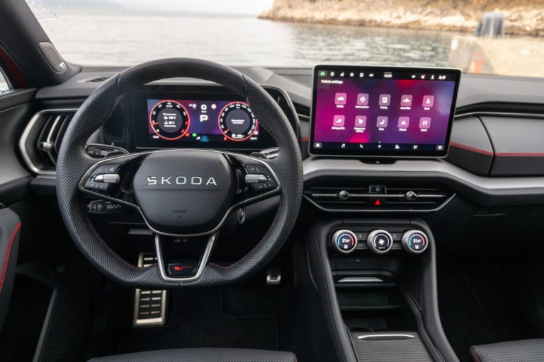 Skoda auto interier klima